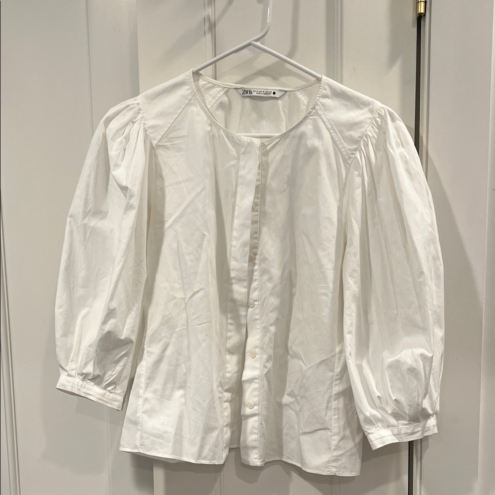 Zara Elegant White Top